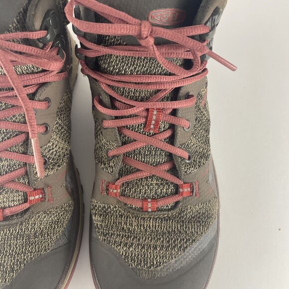 Keen Boots Womens 7.5 Terradora Mid Waterproof Hiking Brown Comfort 1017687 - Picture 2 of 6